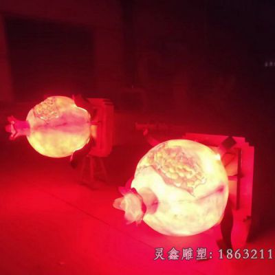 玻璃钢石榴雕塑 (8)