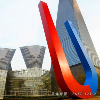 不锈钢城市景观雕塑 (113)