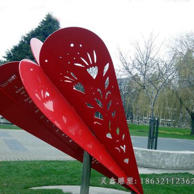 不锈钢彩绘景观雕塑 (34)