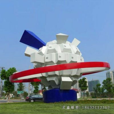 不锈钢彩绘景观雕塑 (8)