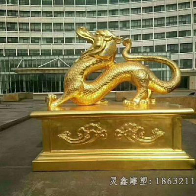 白虎动物铜雕 (1)