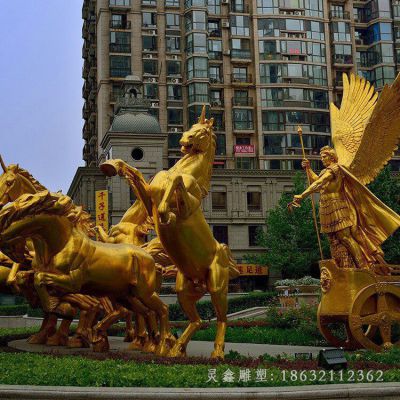 阿波罗战车铜雕 (43)