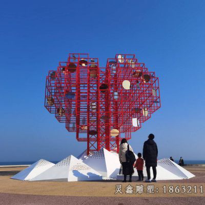 不锈钢城市爱心雕塑 (1)[1]