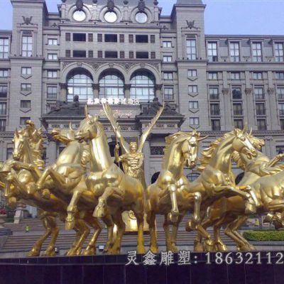 阿波罗战车铜雕 (38)