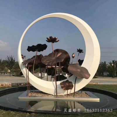 不锈钢城市景观雕塑 (133)