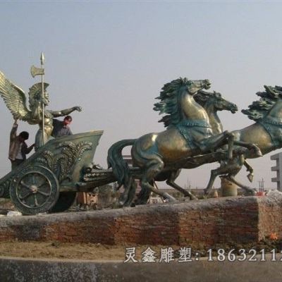 阿波罗战车铜雕 (26)