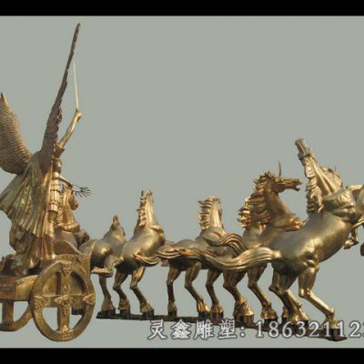 阿波罗战车铜雕 (27)
