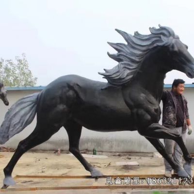 奔马仿真马雕塑
