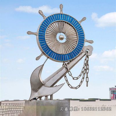 不锈钢船景观雕塑 (1)[1]