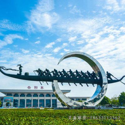 不锈钢企业标志雕塑 (42)