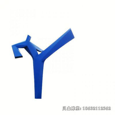 不锈钢广场抽象雕塑  (42)