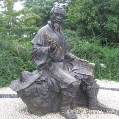 城市春秋末期政治家范蠡铜雕
