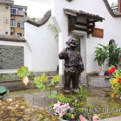 城市荷花景观铜雕