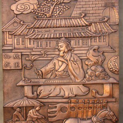 城市浮雕壁画景观铜雕 