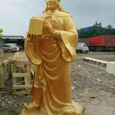 东汉末年名将关公人物铜雕