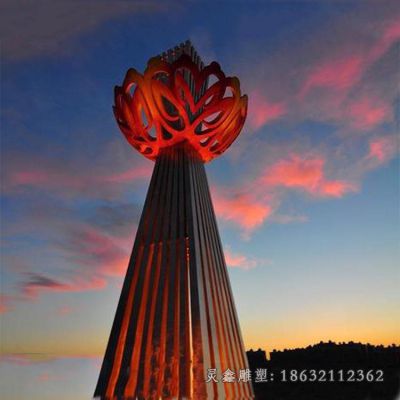 不锈钢公园景观雕塑 