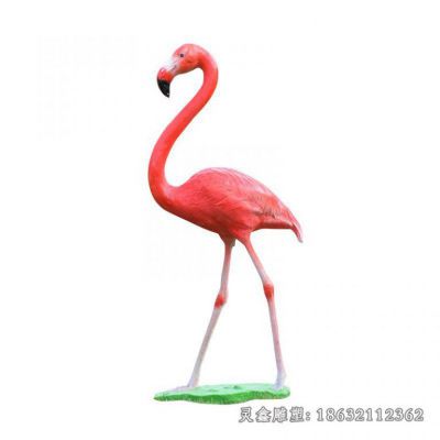 户外不锈钢火烈鸟雕塑