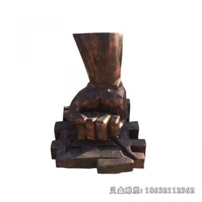 城市法治景观铜雕