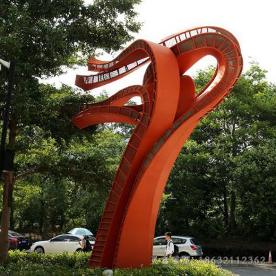 抽象标志不锈钢雕塑