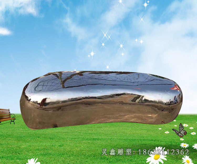 不锈钢景观凳子雕塑