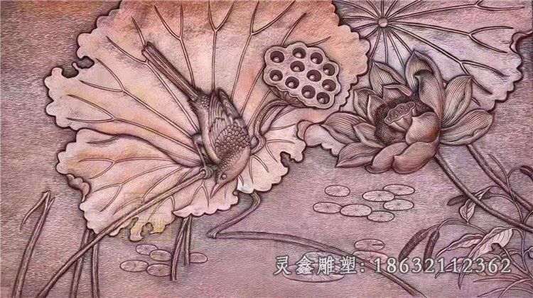 街边浮雕壁画景观铜雕