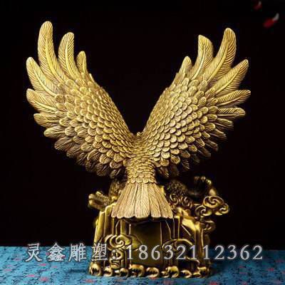 老鹰动物景观铜雕